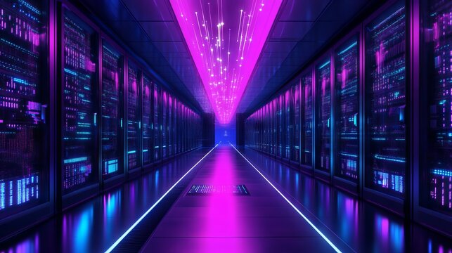 Digitalart Massive Data Perspective Digital Center