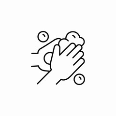 hand clean icon sign vector
