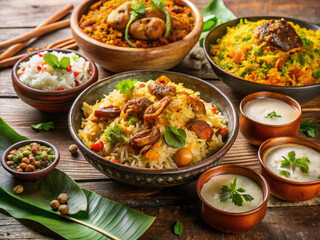 Hyderabadi Biryani South Indian Dishes Images – HD Food Photography