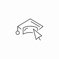 university application browse icon sign vector