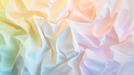 Obraz premium Abstract pastel colored fabric folds