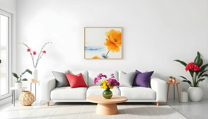 Colorful Living Room Decor
