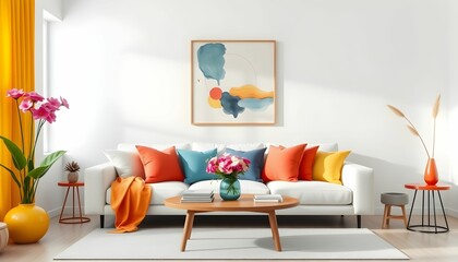 Colorful Living Room Decor
