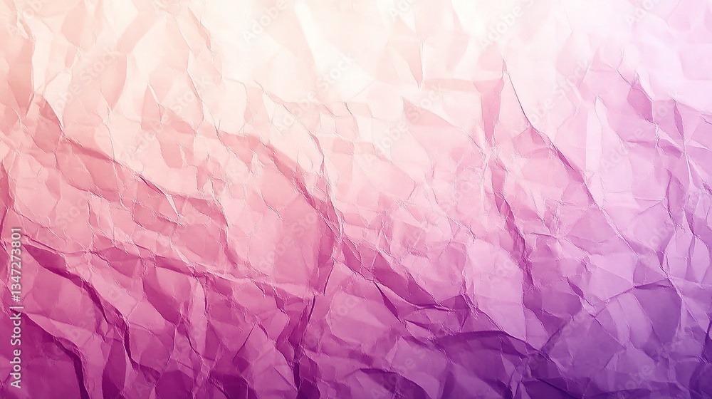 Poster crumpled halftone paper texture with transparent gradient effect