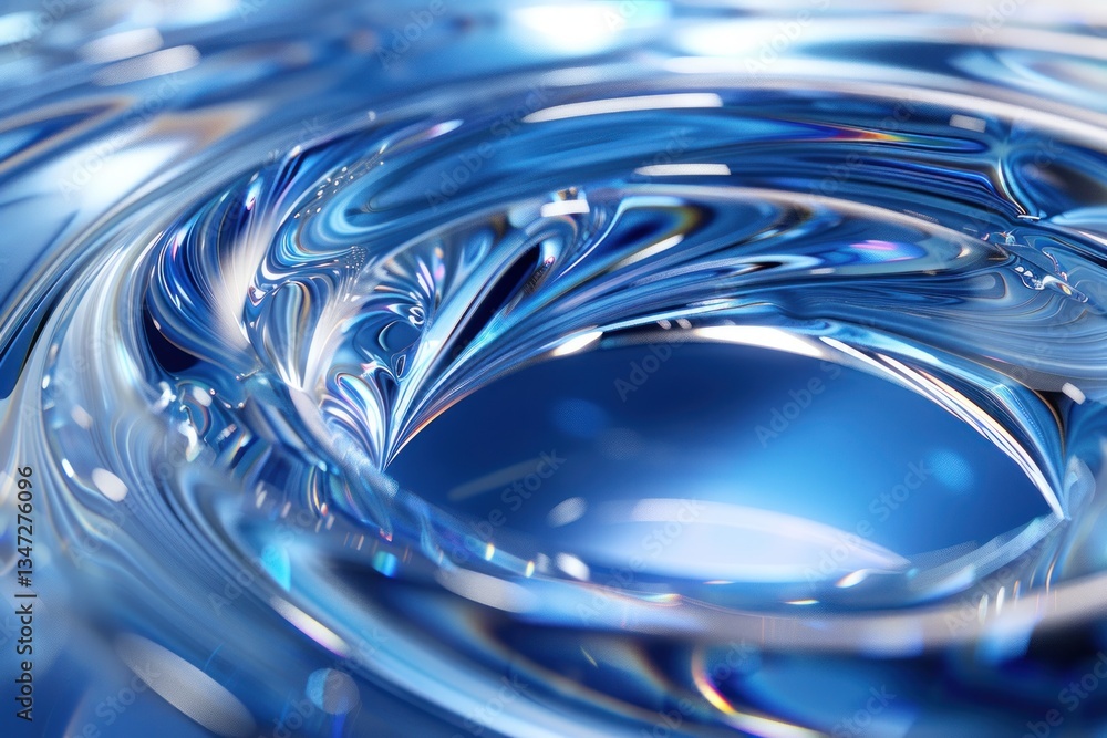 Poster high-res rippling water creates captivating patterns in soft light, adding a refreshing ambiance