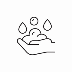 cream humidity icon sign vector