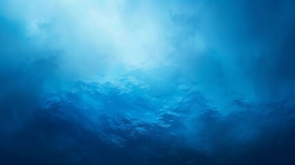 Fototapeta premium A gradient blue background with smooth transition from dark to light blue, suitable for various creative concepts