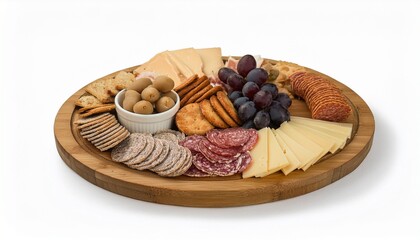 A delicious cheese & meat board