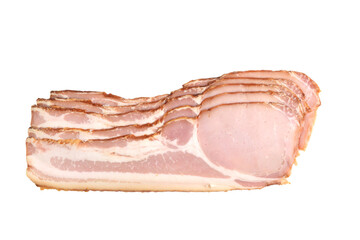 isolated english bacon rasher