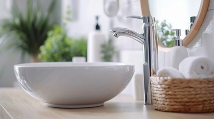 Fototapeta premium modern bathroom sink