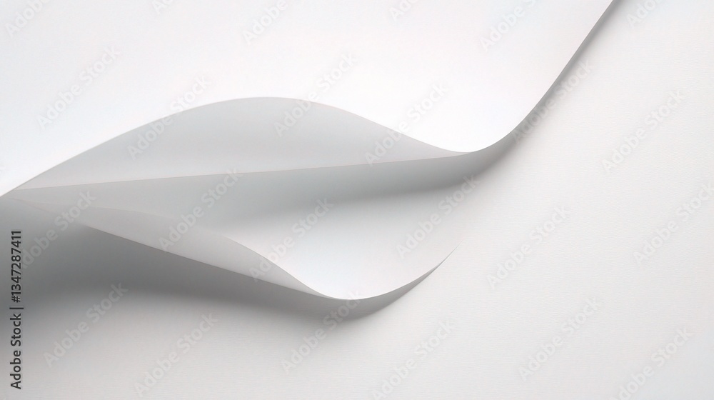 Poster soft white paper background with subtle waves and textured surface