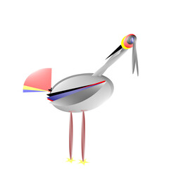 Nuovo modello di uccello robot del futuro