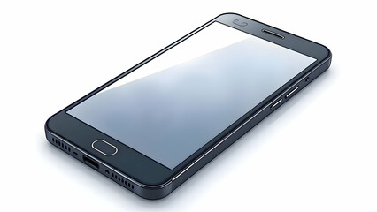 Vector-style clip art of a modern smartphone