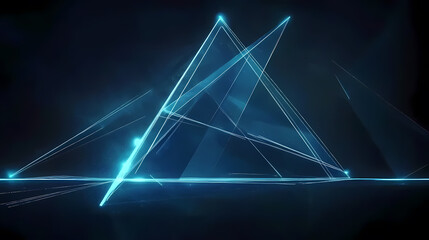 Abstract Geometric Shapes with Triangles