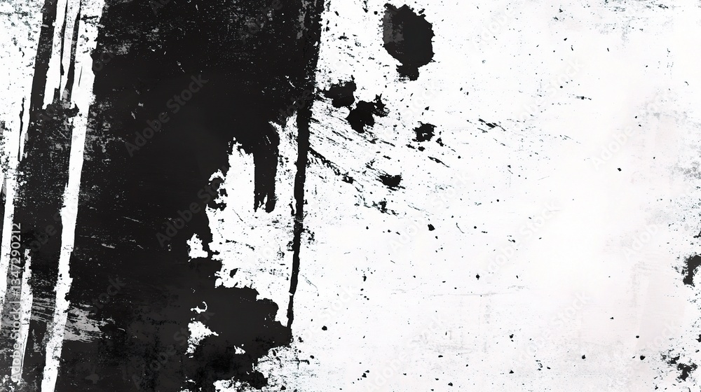 Poster grunge texture set with distressed effects in vector format