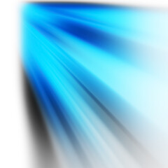 Bright diagonal shine effect in blue gradients fading into white.