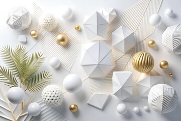 Cubs  Abstract Geometric Background Design