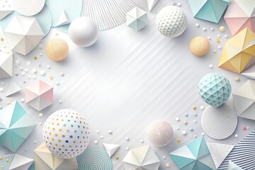 Cubs  Abstract Geometric Background Design
