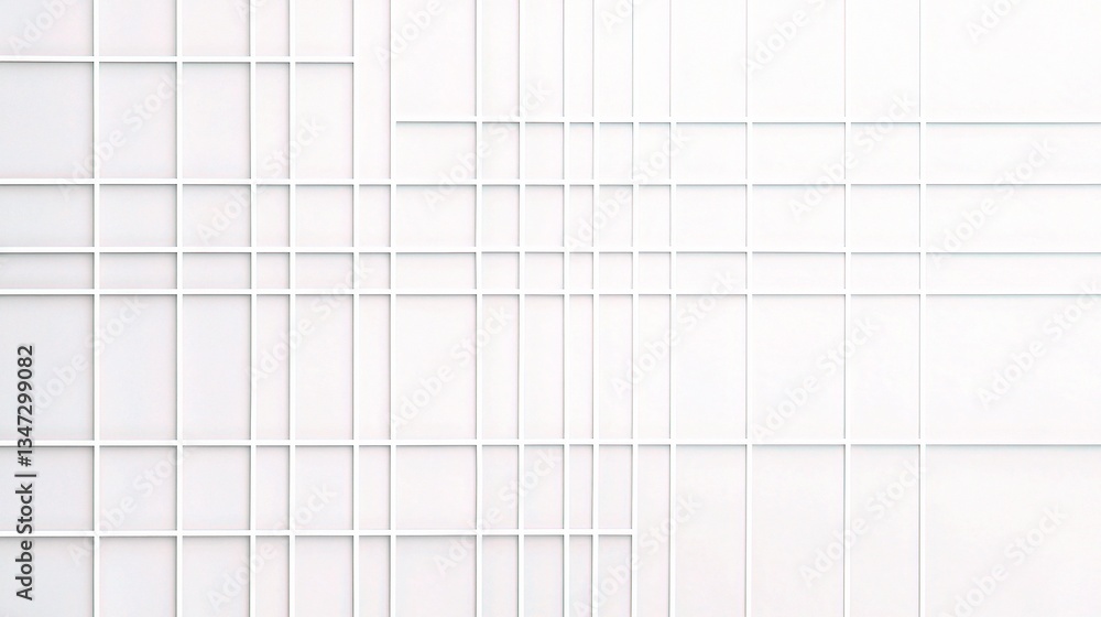 Poster simple white background with intersecting lines and texture design