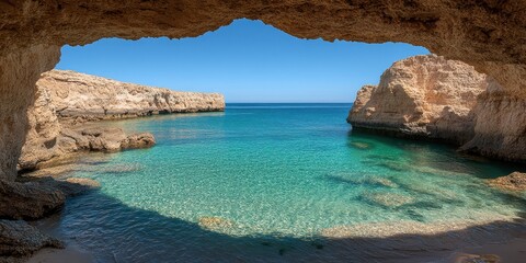 Algarve landscape banner