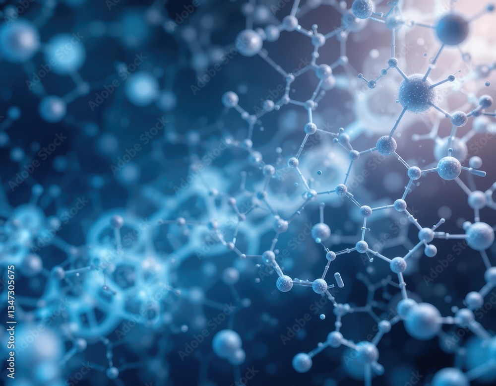 Poster molecular interaction analysis laboratory science visualization digital environment close-up researc