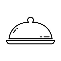 restaurant cloche icon