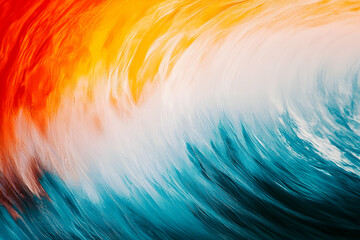 Vibrant twisted wave gradient with bold color transitions
