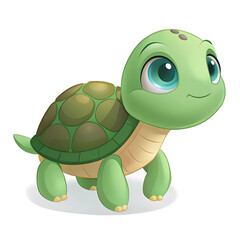 Fototapeta premium funny turtle cartoon