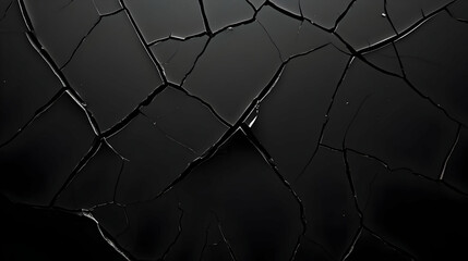 Abstract Cracked Dark Surface Texture