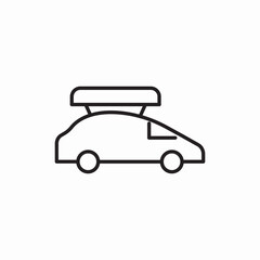 Car rental service icon vector sign
