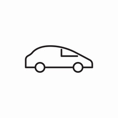 Car automobile transport icon vector sign