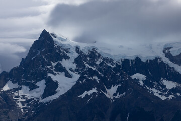 Obraz premium Patagonia Mountains with snow