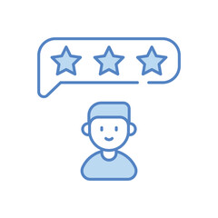 Online Reputation Managment vector icon stock illustration