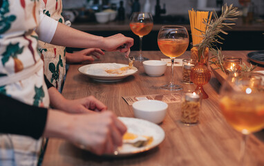 the process of making lasagna dough