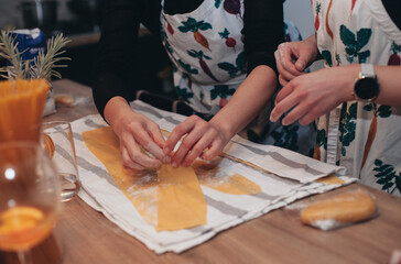 the process of making italian lasagna