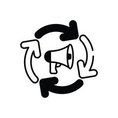 Remarketing vector icon  stock illustration