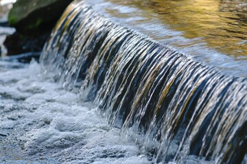 Scenic Cascade Brook in North Adams, Massachusetts: A Daytime Reflection of Natural Beauty and Conservation