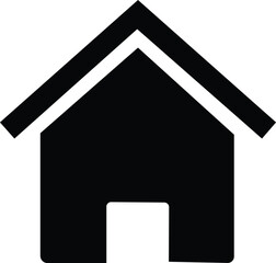 home i con illustration vector art design
