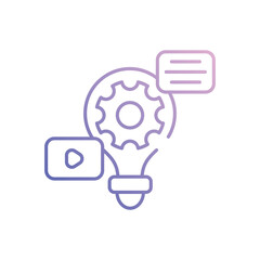 Content Creation vector icon stock illustration