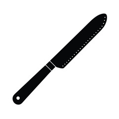 kitchen knife isolated on white background