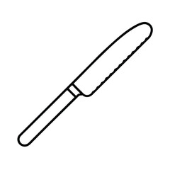 knife isolated on white background