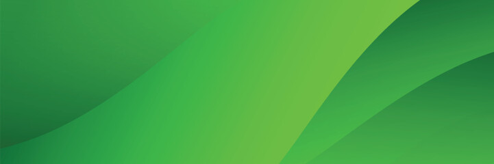 Abstract green background with smooth flowing curves and gradient shades. A fresh and dynamic design, ideal for nature themes, eco-friendly concepts, and modern digital applications.