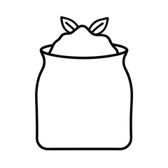 vector illustration of a jar of milk