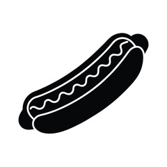 hot dog vector illustration