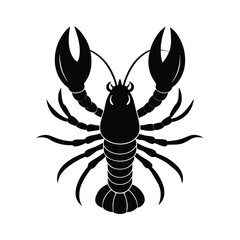 crayfish vector illustration