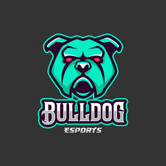 animal head e sports logo vector design