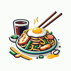 cuisine, delicious, asian, dish, food, traditional, meal, plate, malaysia, chinese, lunch, singapore, penang, dinner, tasty, char, noodles, asia, stir, shrimp, teow, sauce, gourmet, egg, hawker, kway,