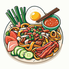 cuisine, delicious, asian, dish, food, traditional, meal, plate, malaysia, chinese, lunch, singapore, penang, dinner, tasty, char, noodles, asia, stir, shrimp, teow, sauce, gourmet, egg, hawker, kway,