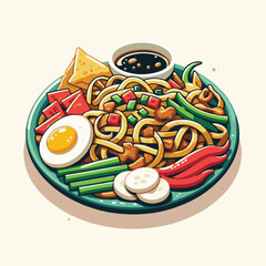 cuisine, delicious, asian, dish, food, traditional, meal, plate, malaysia, chinese, lunch, singapore, penang, dinner, tasty, char, noodles, asia, stir, shrimp, teow, sauce, gourmet, egg, hawker, kway,