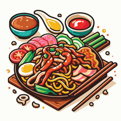 cuisine, delicious, asian, dish, food, traditional, meal, plate, malaysia, chinese, lunch, singapore, penang, dinner, tasty, char, noodles, asia, stir, shrimp, teow, sauce, gourmet, egg, hawker, kway,